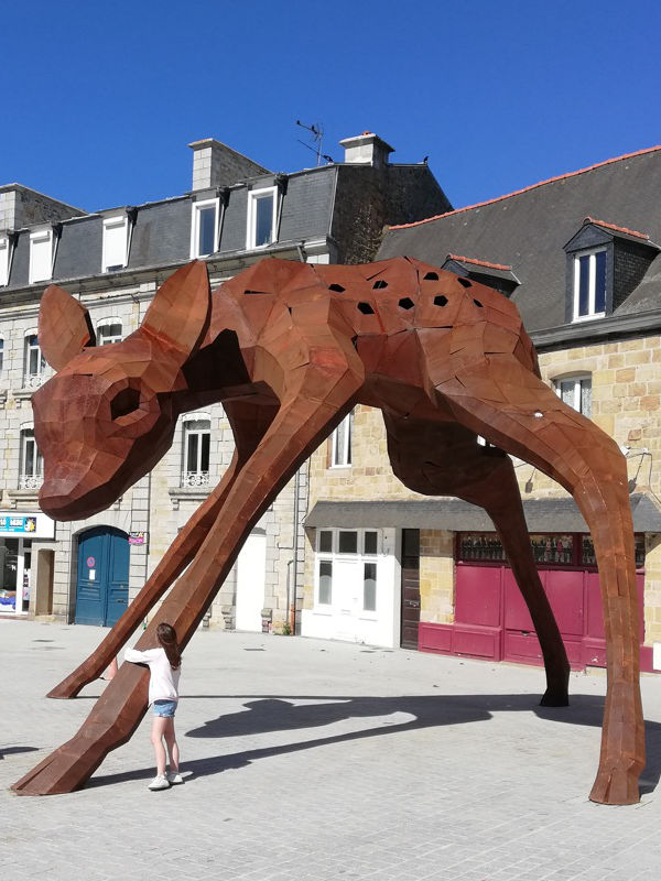 Sculpture Sitis ville de Guingamp