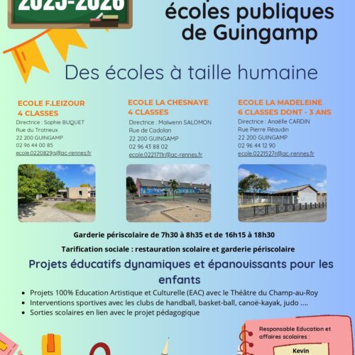 Inscriptions dans les écoles publiques